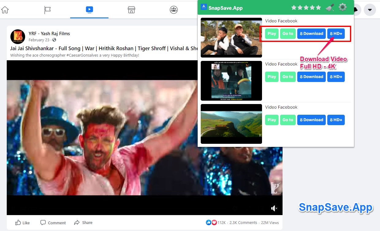 facebook video downloader chrome free