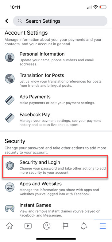 How to check your Facebook login history