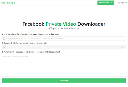 getfvid facebook video downloader chrome extension